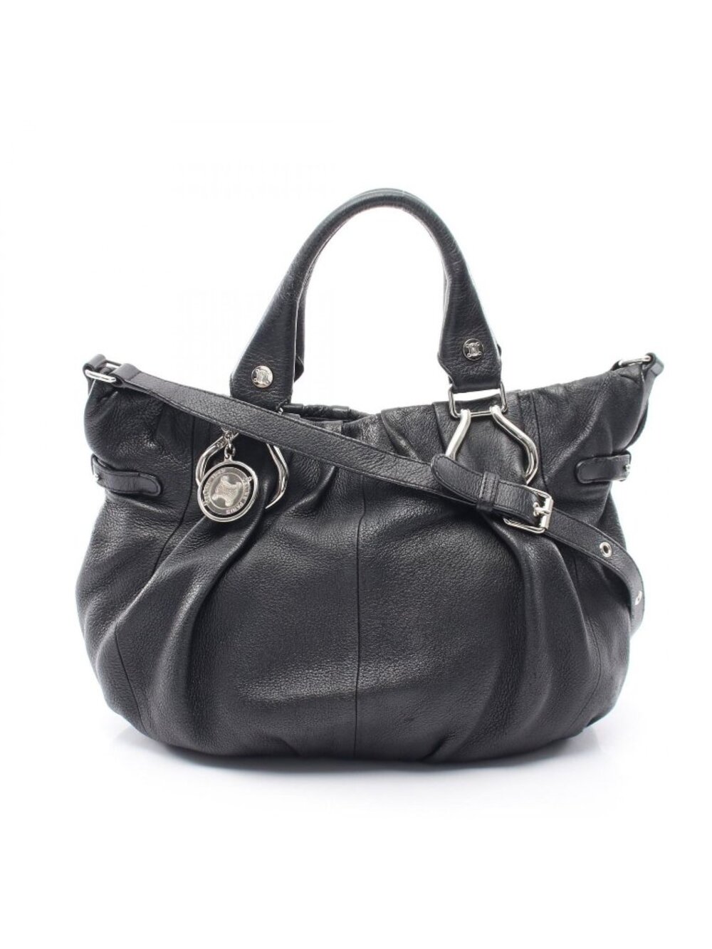 Celine Shoulder Bag Pillow 2-Way Leather